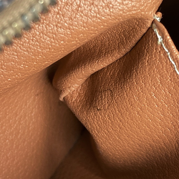 Celine Macadam Pattern Shoulder Canvas Handbag Brown - Picture 7 of 8